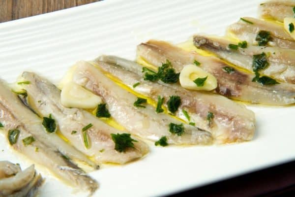 marinated anchovies