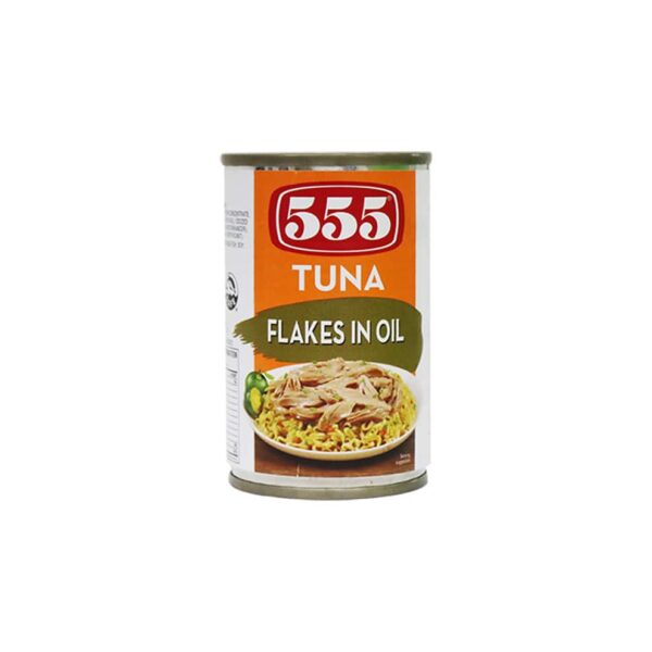 555 TUNA FLAKES IN VEGETABLE OIL 155G