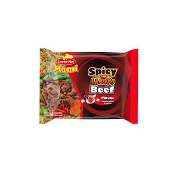 LUCKY ME INSTANT MAMI NOODLES SPICY HOT BEEF 50G