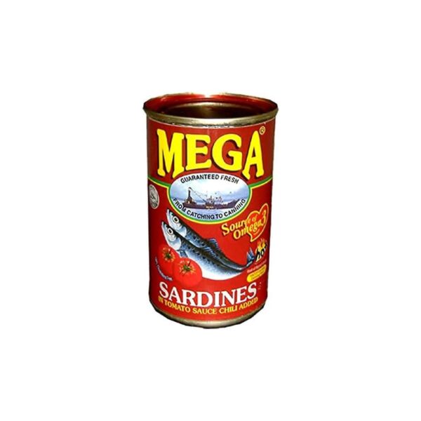 MEGA SARDINES IN TOMATO SAUCE CHILI 155GM