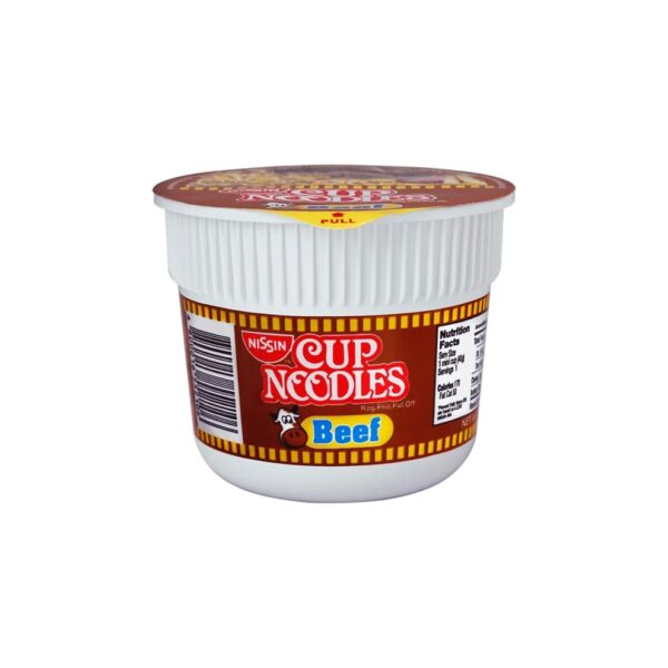 NISSIN BEEF CUP NOODLES