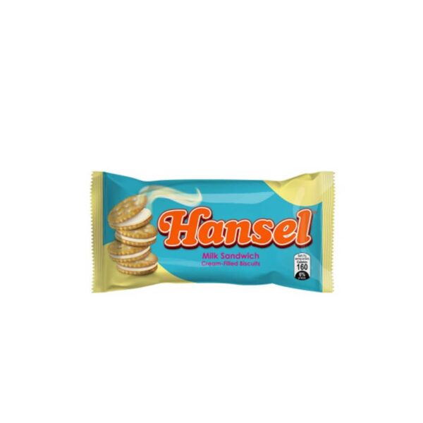 REBISCO HANSEL BISCUIT SANDWICH MILK 10PCS