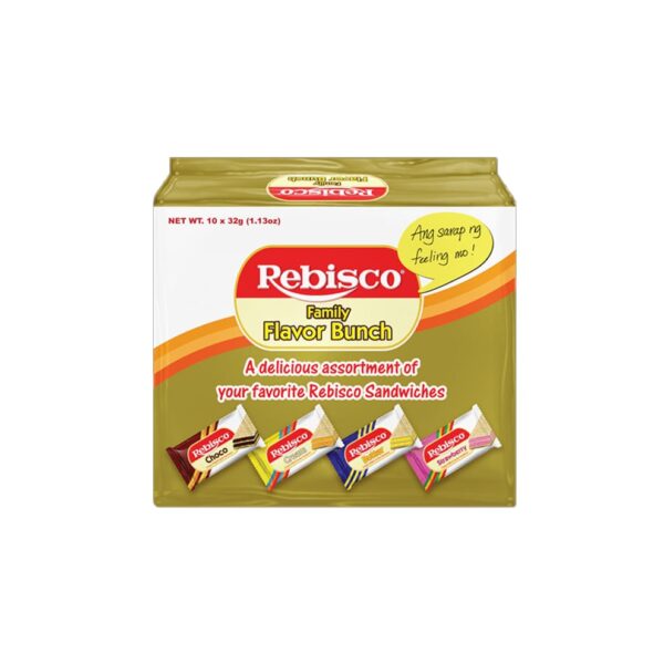 REBISCO SANDWICH FLAVOR BUNCH 10 PCS