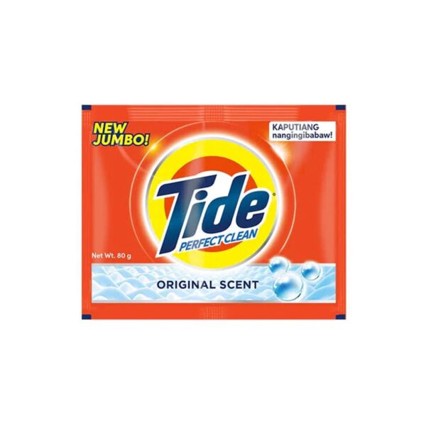 TIDE POWDER ORIGINAL PERFECT CLEAN JUMBO 80G 6 PCS