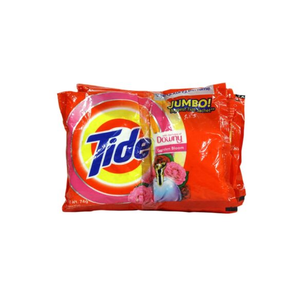 TIDE POWDER WITH DOWNY PERFECT CLEAN JUMBO 74G 6