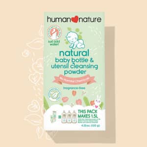 Natural Baby Bottle and Utensil Cleansing Powder